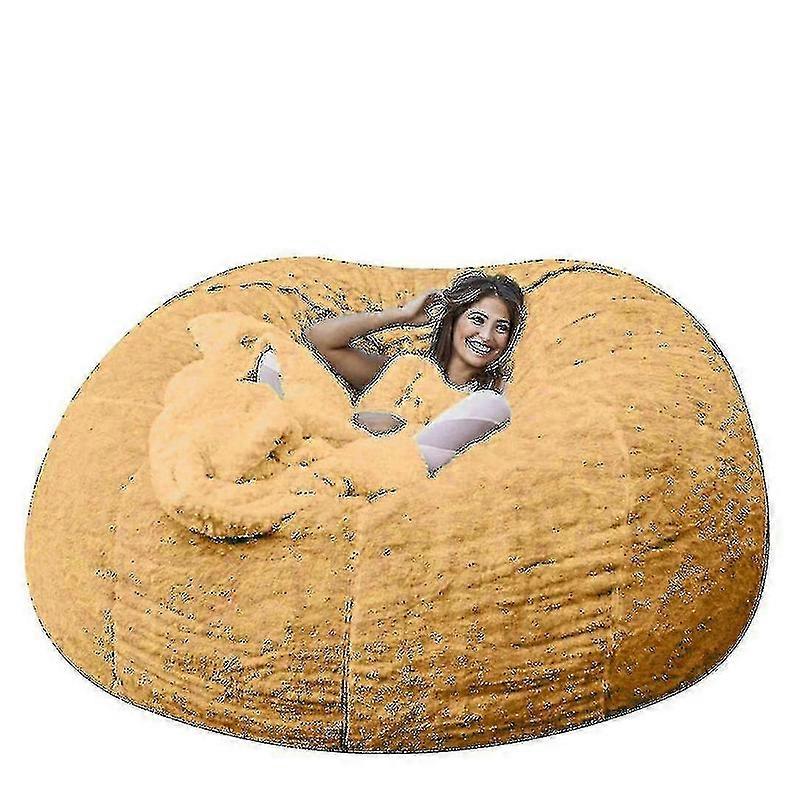 Lazy Sofa Saccosekk Kunstig Pels Bønnepose Bønnesofa Kvinner