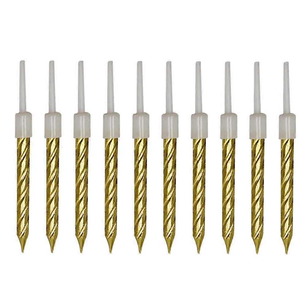 Birthday Candles Baking Decorative Candles Threaded Modern Look Cakes 8X0.5CM Paraffin 100Pcs