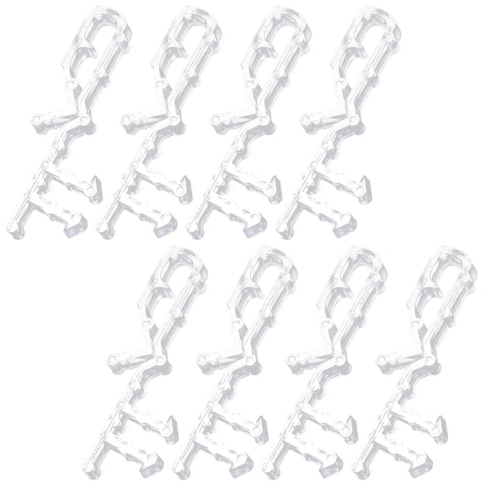 Plastic Valance Clips Replaceable Blind Clips Attach Blinds Office Use 8Pcs