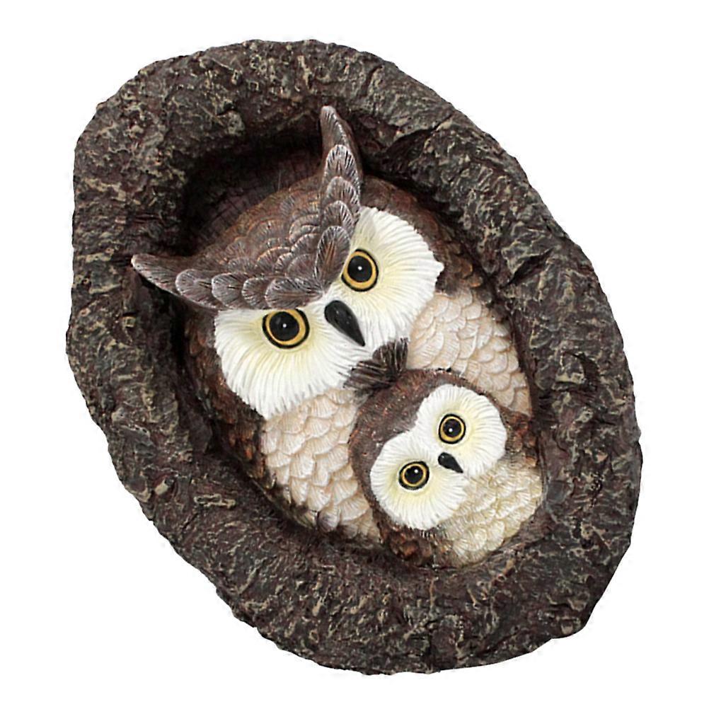 Hanging Owl Ornament Lightweight Lifelike Figurine for Outdoor Tree & Garden Decoration, Adds Charming Touch to Any Space