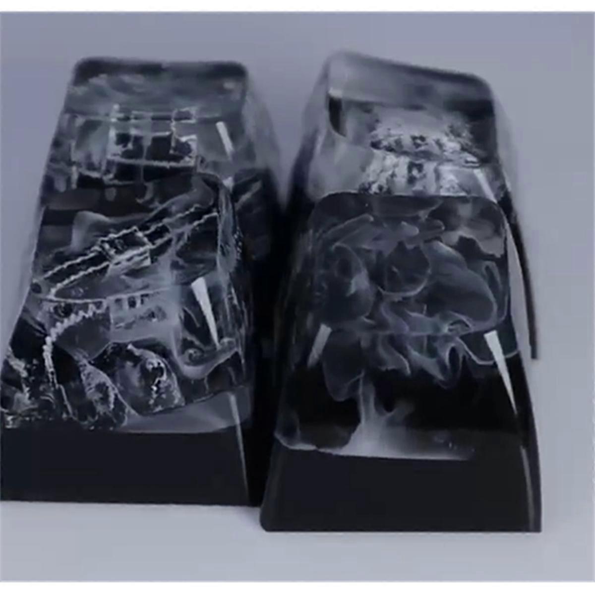 Ancient Building Mountain Keycaps Handmade Interesting Key Cap for Mechanical Keyboard