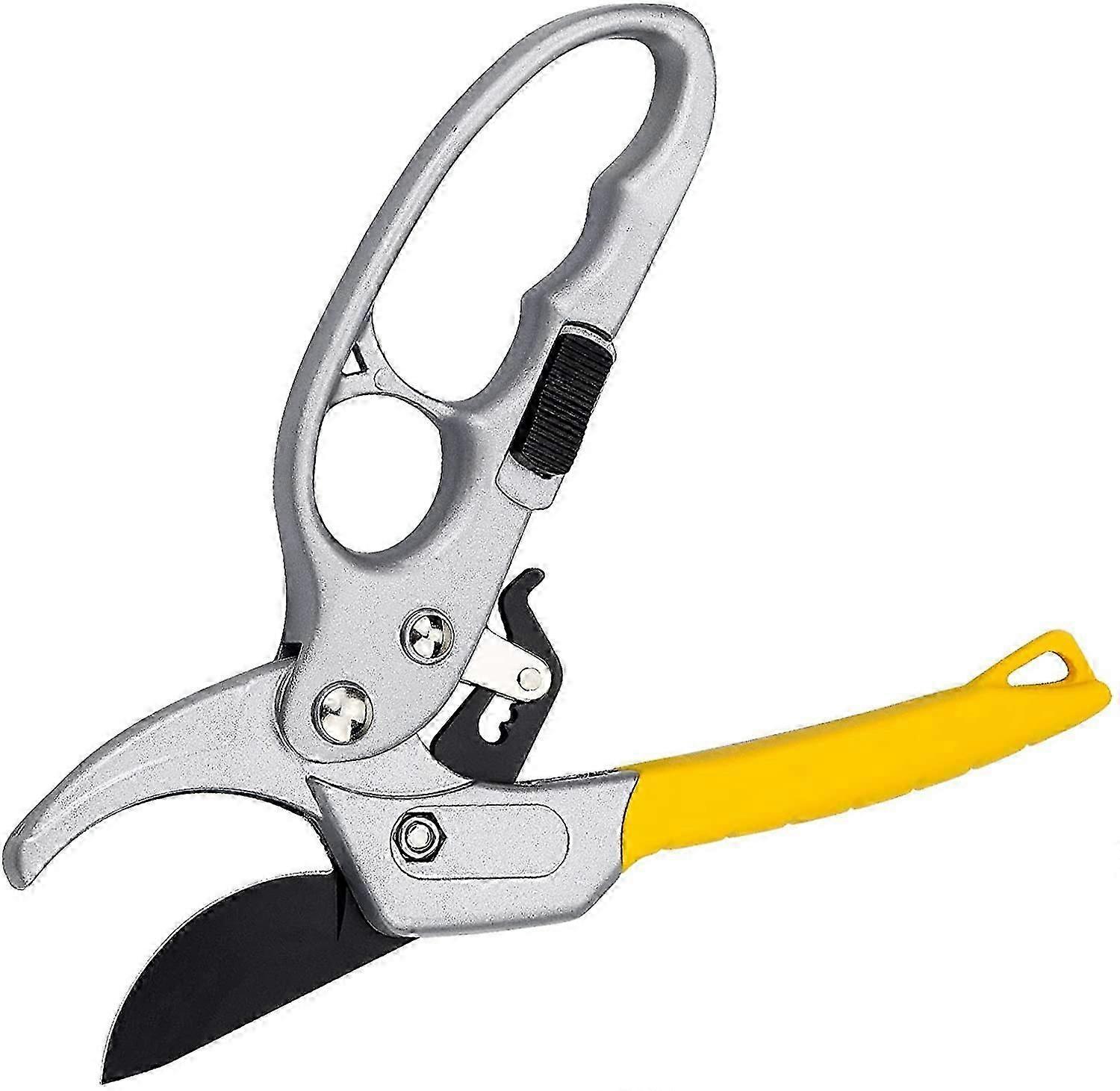 20.5cm Garden Secateurs  Ergonomic Pruning Shears with Rubber Grip (Yellow)
