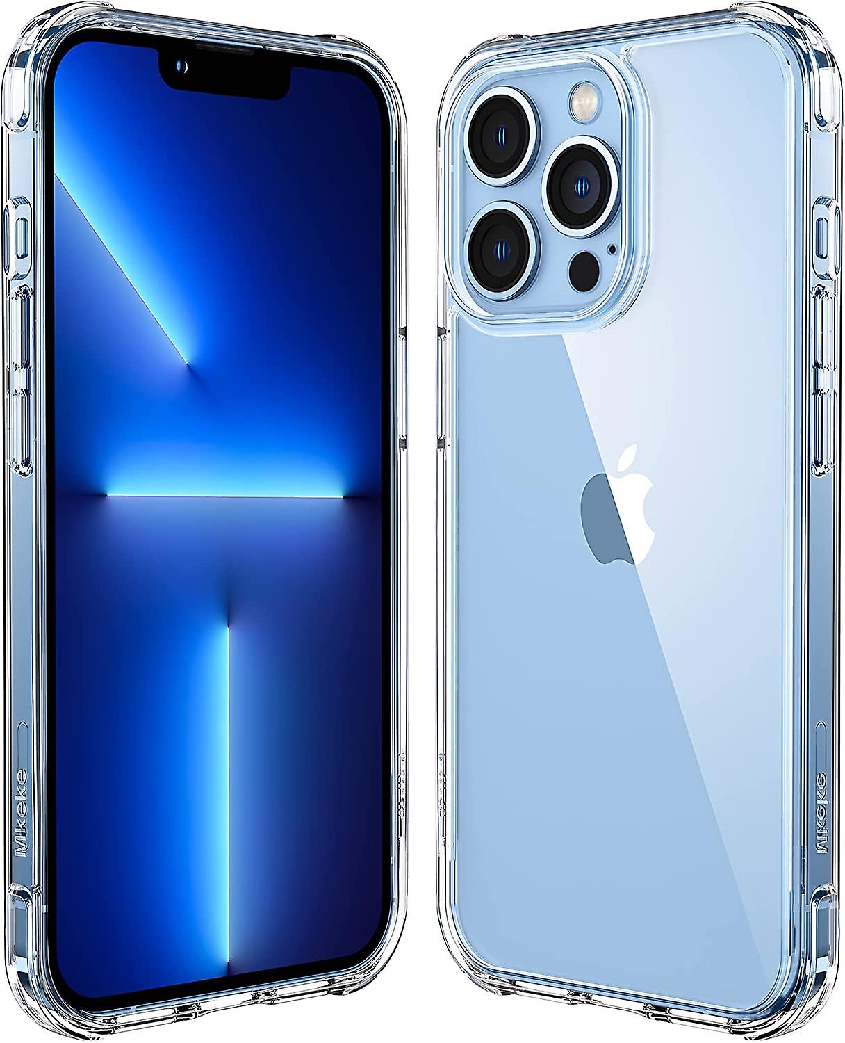 Fong Compatible With Iphone 13 Pro Max Case Clear, Not Yellowing Shockproof Protective Bumper Hard Back Phone Case 6.