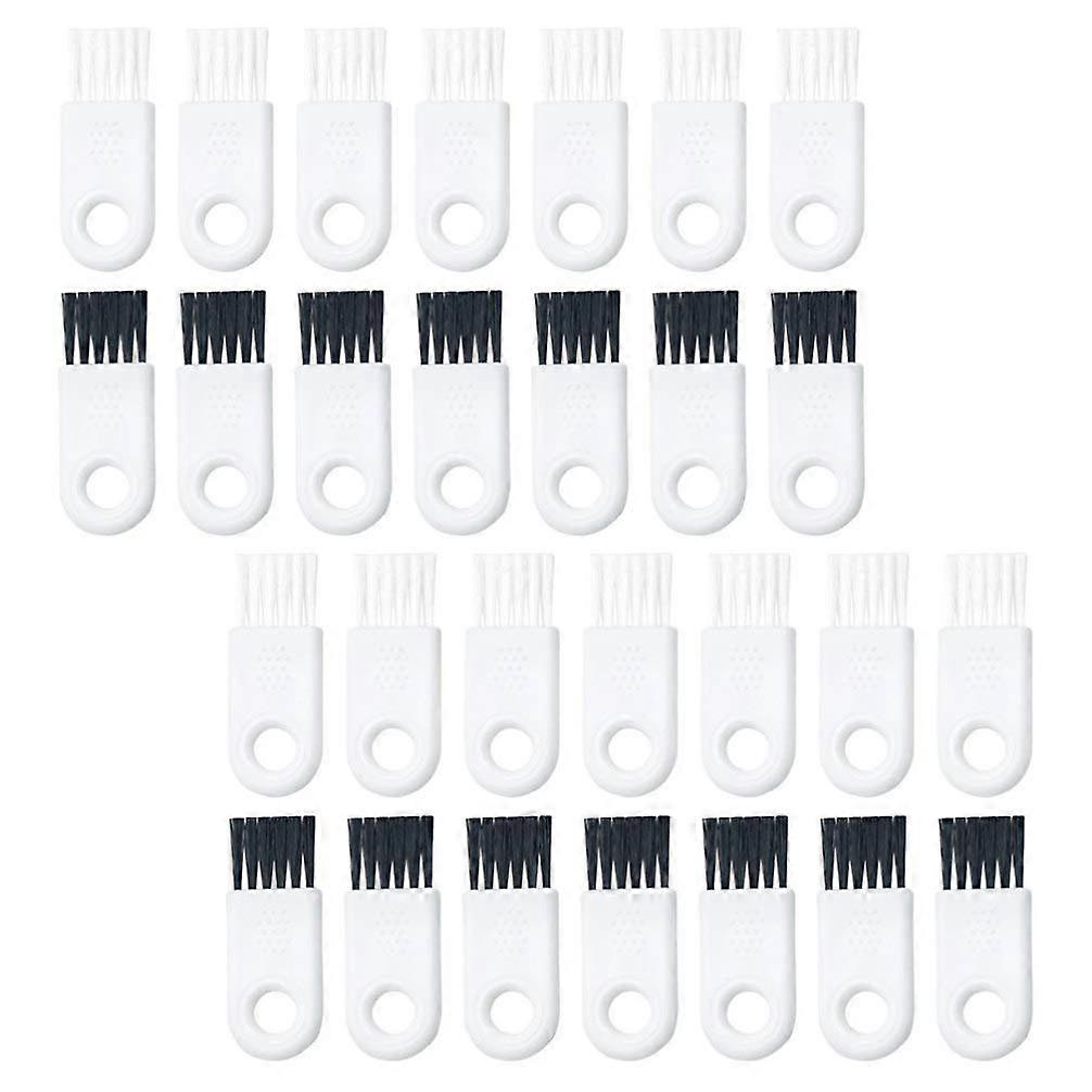Razor Cleaning Brush 30 Pieces Nylon Small Brush Replacement for Razor Trimmer Compatibility