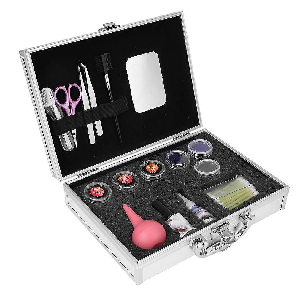 Makeup False Eyelash Extension Starter Practice Pro Kit Beginner Tool Kit Set   Case