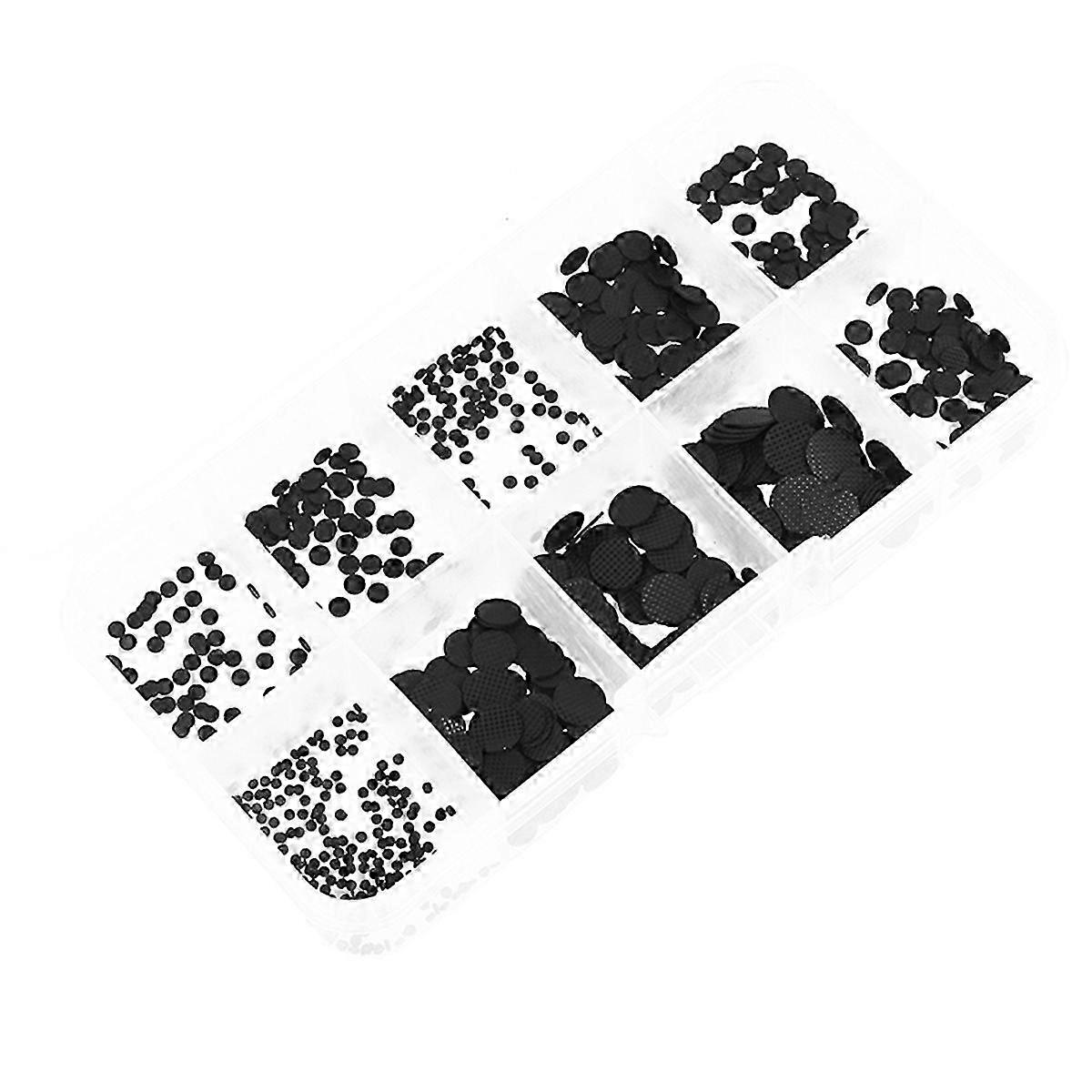 500pcs Box of 1.5-8mm Conductive Rubber Pads for IR Remote Control - Replacement Parts for Enhanced Connectivity