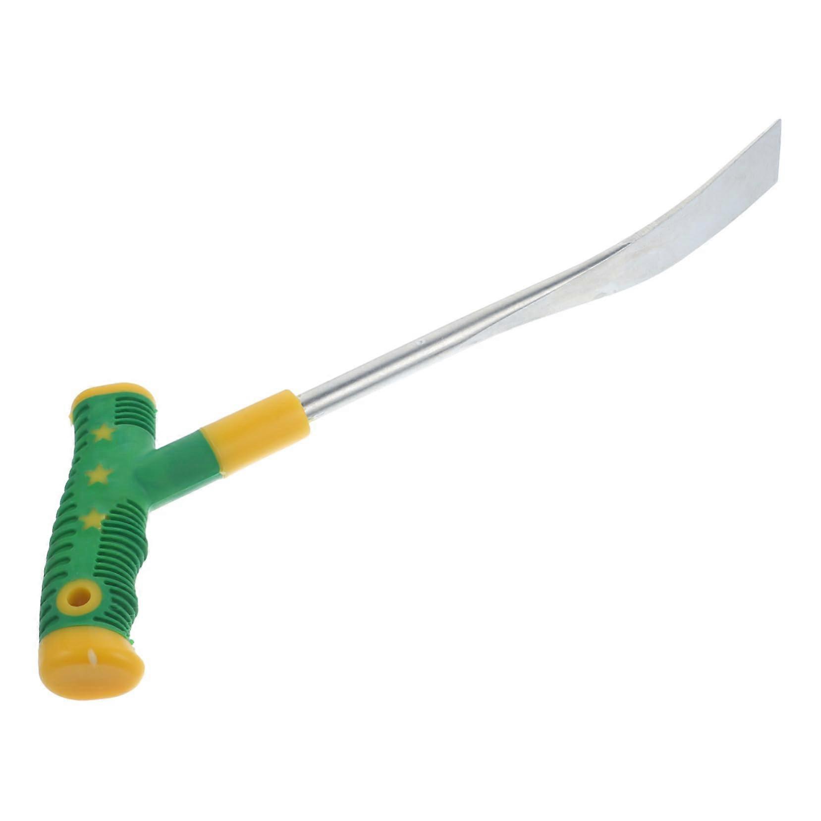 Garden trowel with rubber grip, ergonomic gardening tool for digging vegetables, garden work, and effective weeding. Durable and comfortable handling.