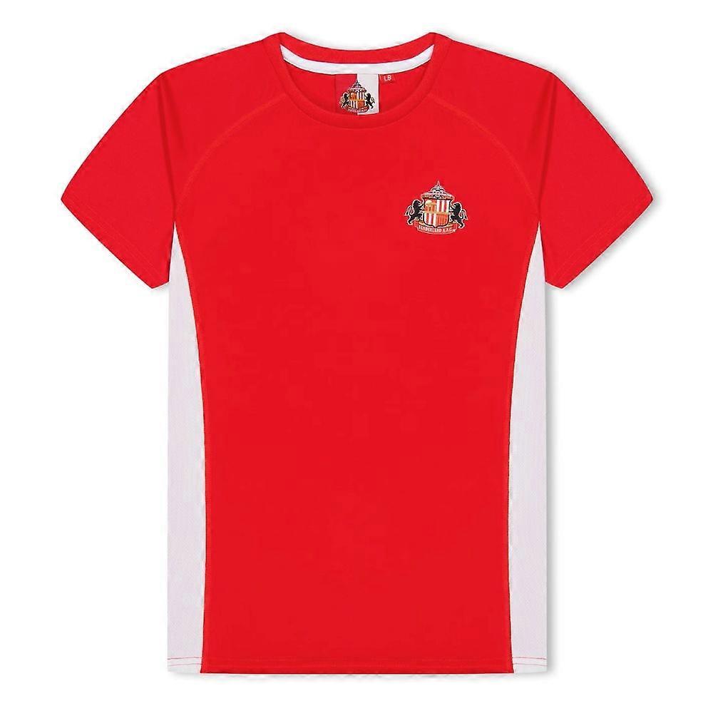 Sunderland Poly T-Shirt (Red) - Kids