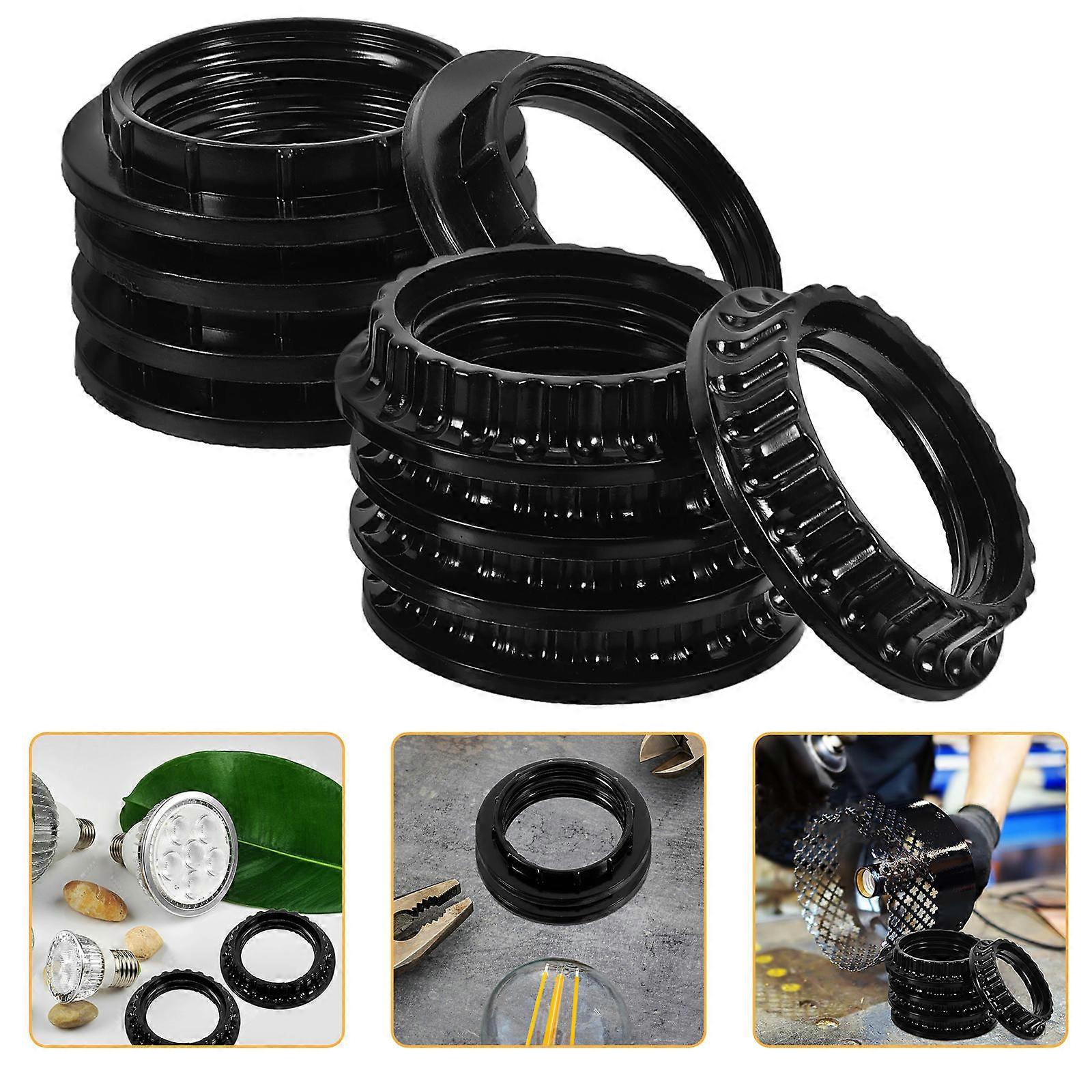 FRCOLOR 20Pcs Lampshade Adapter Reducer Ring for Lamp Shade Replacement Part Accessory
