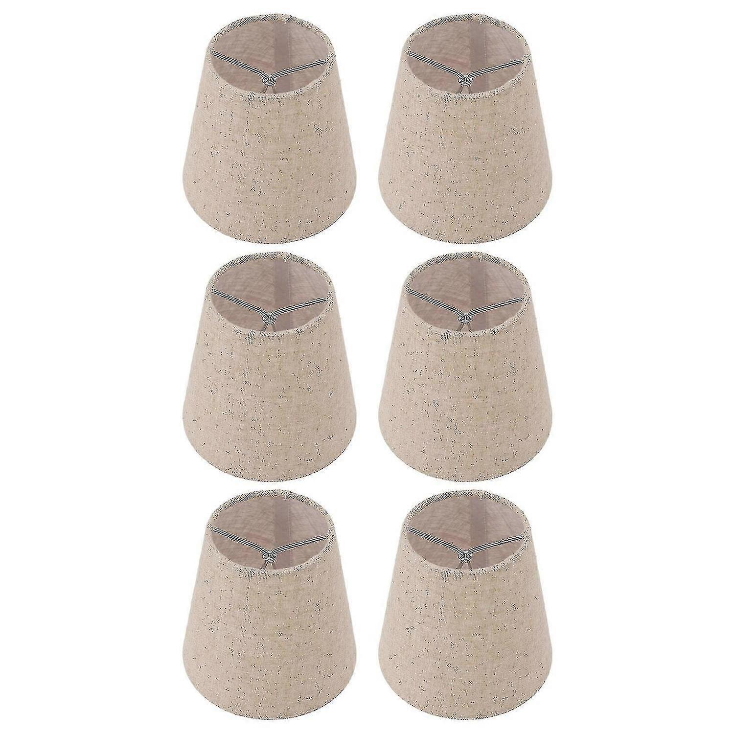 6-pack small lampshade clips for e14 candle bulbs or small bulb lighting accessories