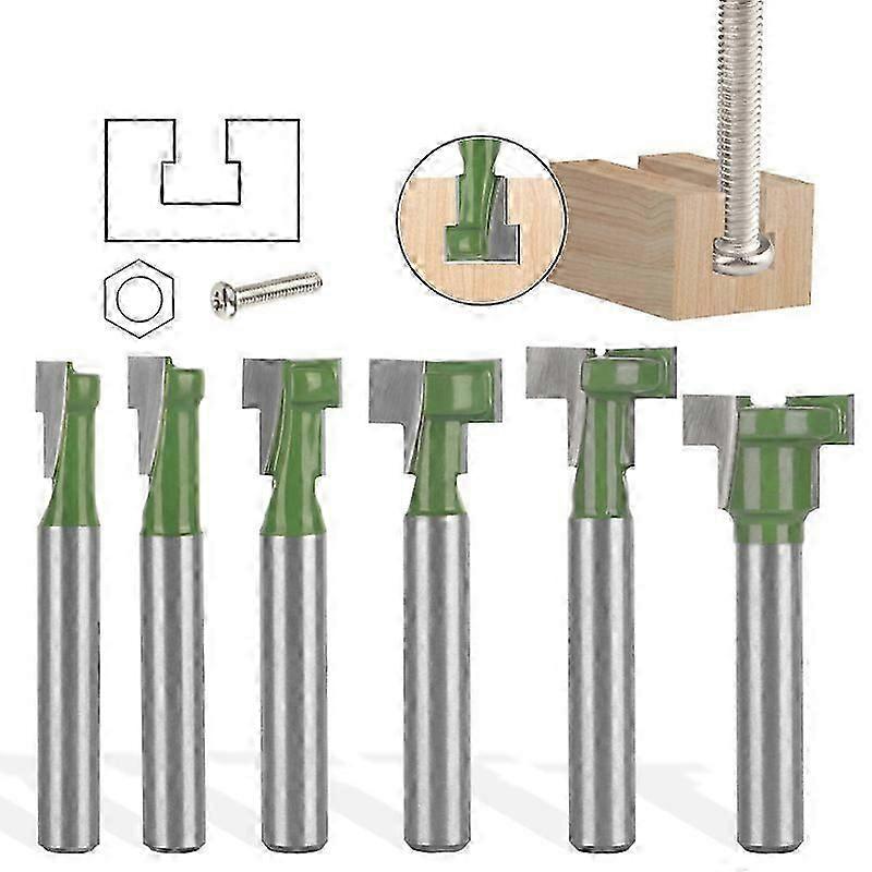 2025 最新モデル DWW-Fraise Rainure EN T 、 6.35mm Routeur Rainure EN T Forme