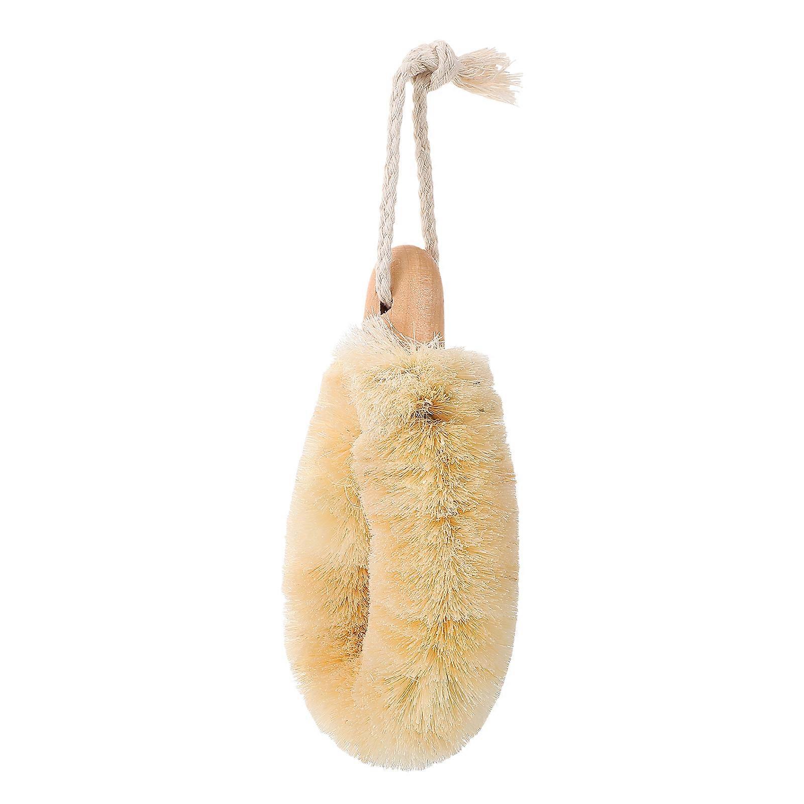 Comfortable Portable Body Scrubber, Wear Resistant Back Cleaning Tool, Exfoliating Bath Sponge for Efficient Skin Care, Easy to Hang and Store for