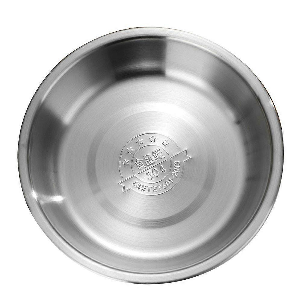 Stainless Steel Deep Matte Soup Basin Bowl for Fruits, Dishes & Steaming – Space Saving, Stackable Kitchen Utensil for Home Use