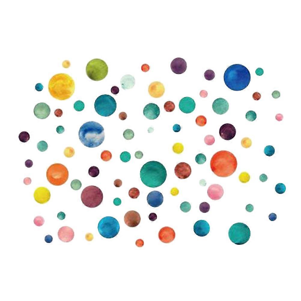 1PC Colorful Dots Circle Wall Stickers For Kids Rooms Home Decor Wall Decal DIY PVC Baby Nursery Dots Sticker