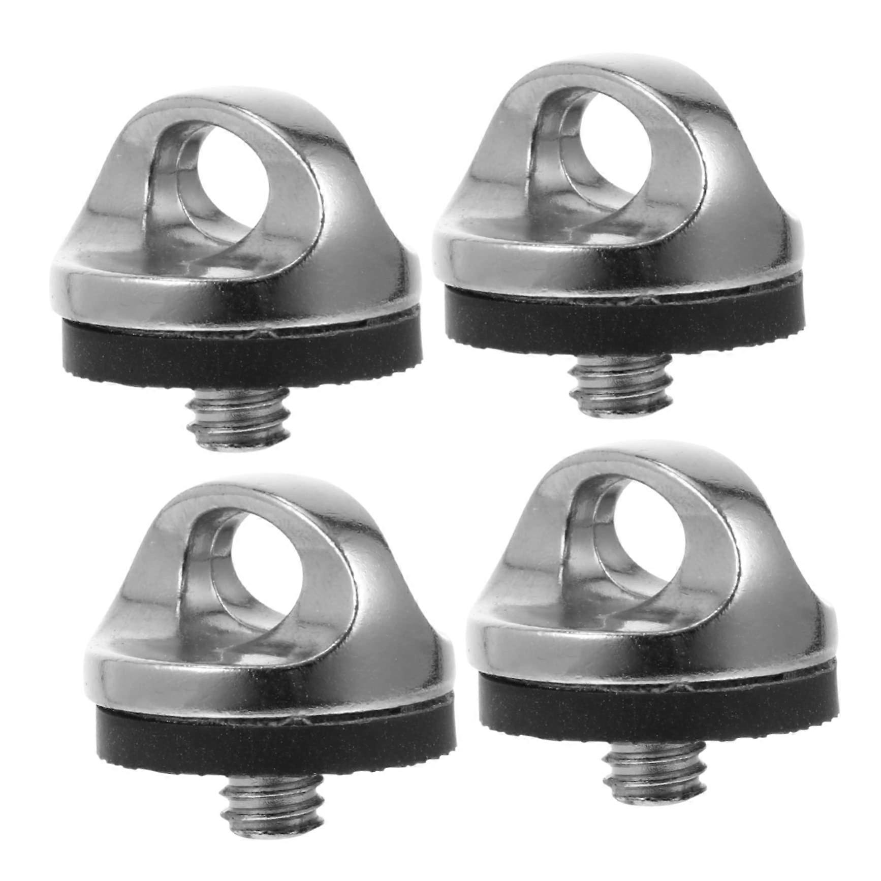 Camera Screw Tripod Mounting Screw with Washer Aluminium Alloy Silver Pack of 4 Compatible with Camera Straps and Collars