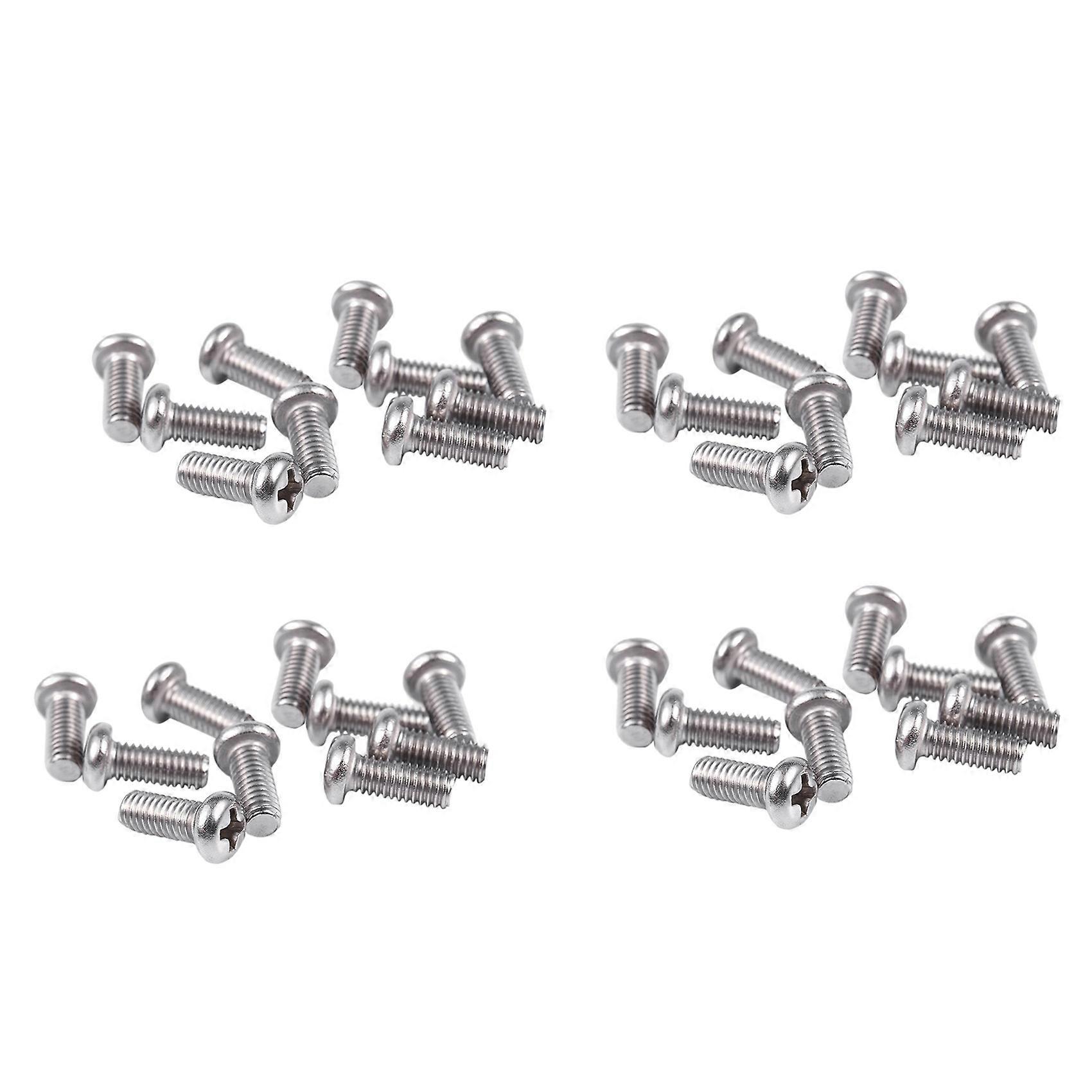 40 Pieces Computer TV LCD Monitor Stand Bracket Mounting Screw M4X10mm