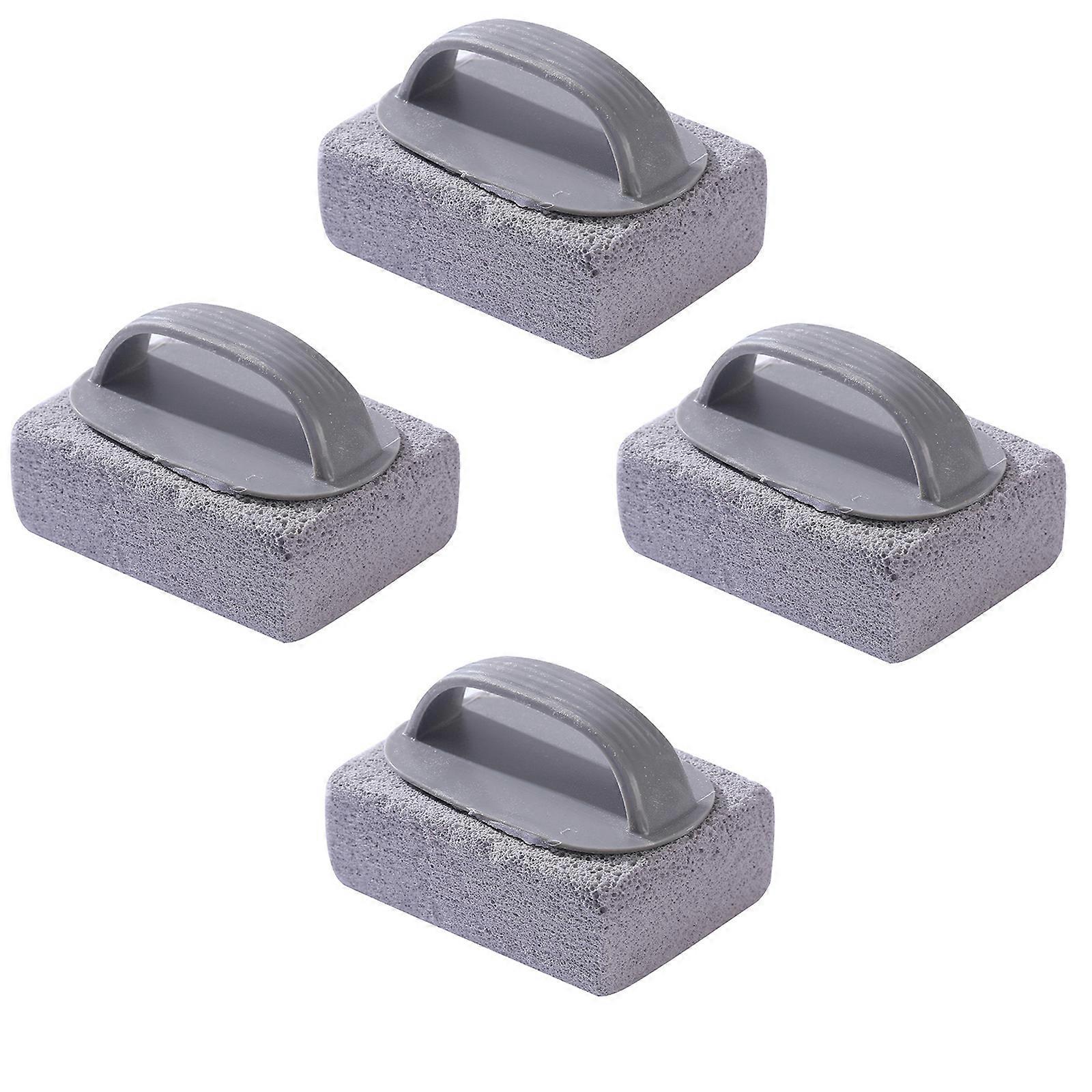 Handheld Pool Pumice Stone Set with Handle Pool Cleaning Tool Pool Cleaning Stone for Tile Grout Concrete Cleaning Multicolor