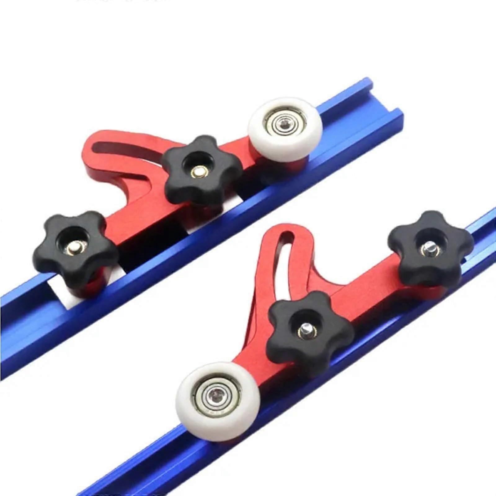 Multifunction Spring Loc Boards, Aluminum Precision Guides, Table Saw Guides, Feeder, Safety Push Tools (Color Set B)