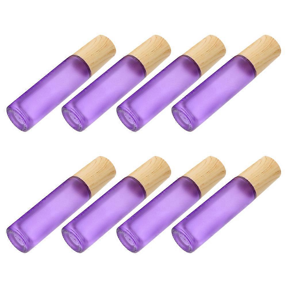 Empty Aromatherapy Bottles Perfume Holding Cosmetic Containers Round 8.5x2x2cm 8Pcs