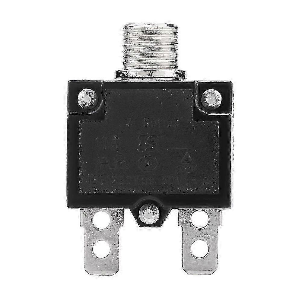 10A 125/250V Reset Thermal Switch Circuit Breaker Overcurrent Overload Protector for Generator