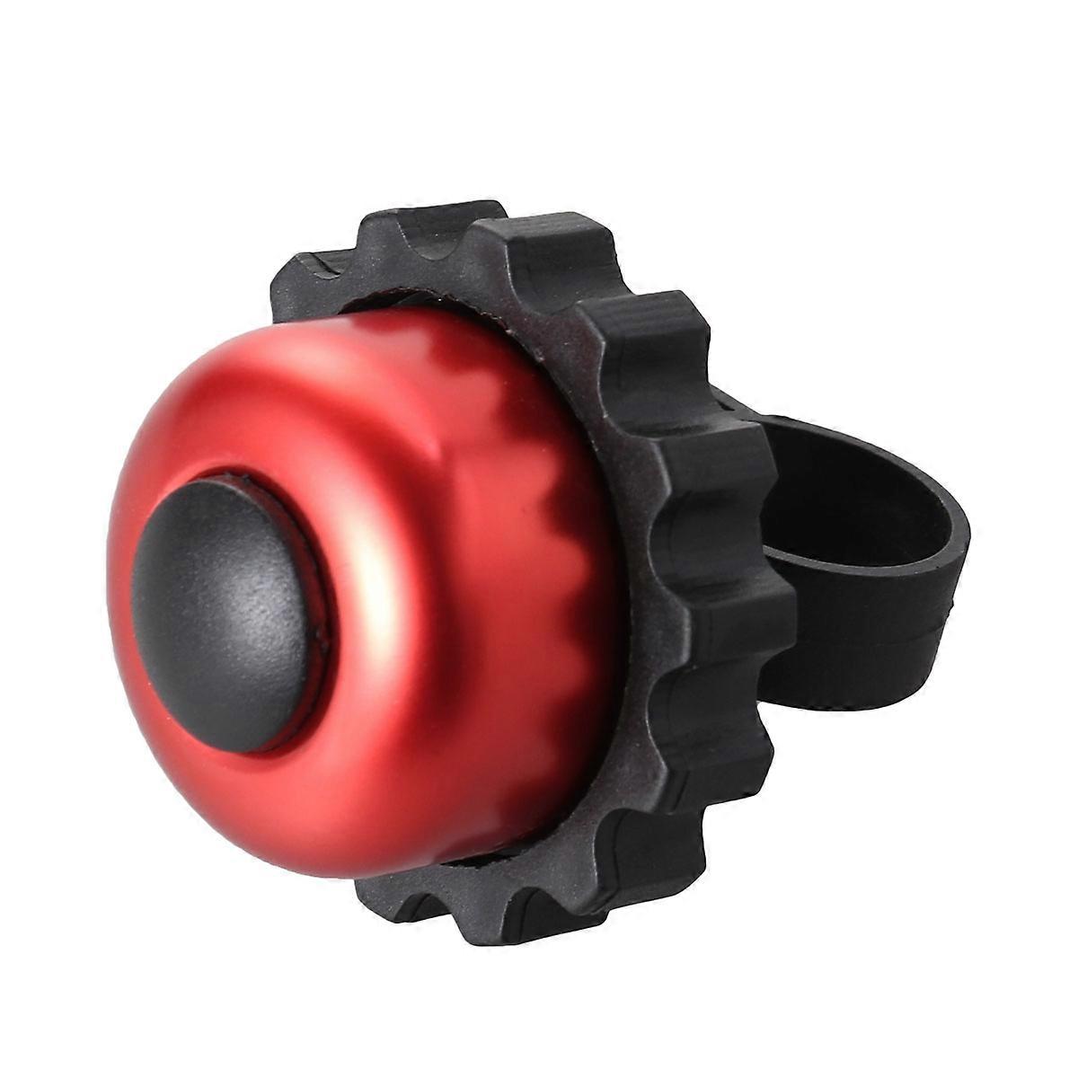 Red Bike Bell Made of Environmental-friendly Material with Loud Clear Sound Compact Lightweight