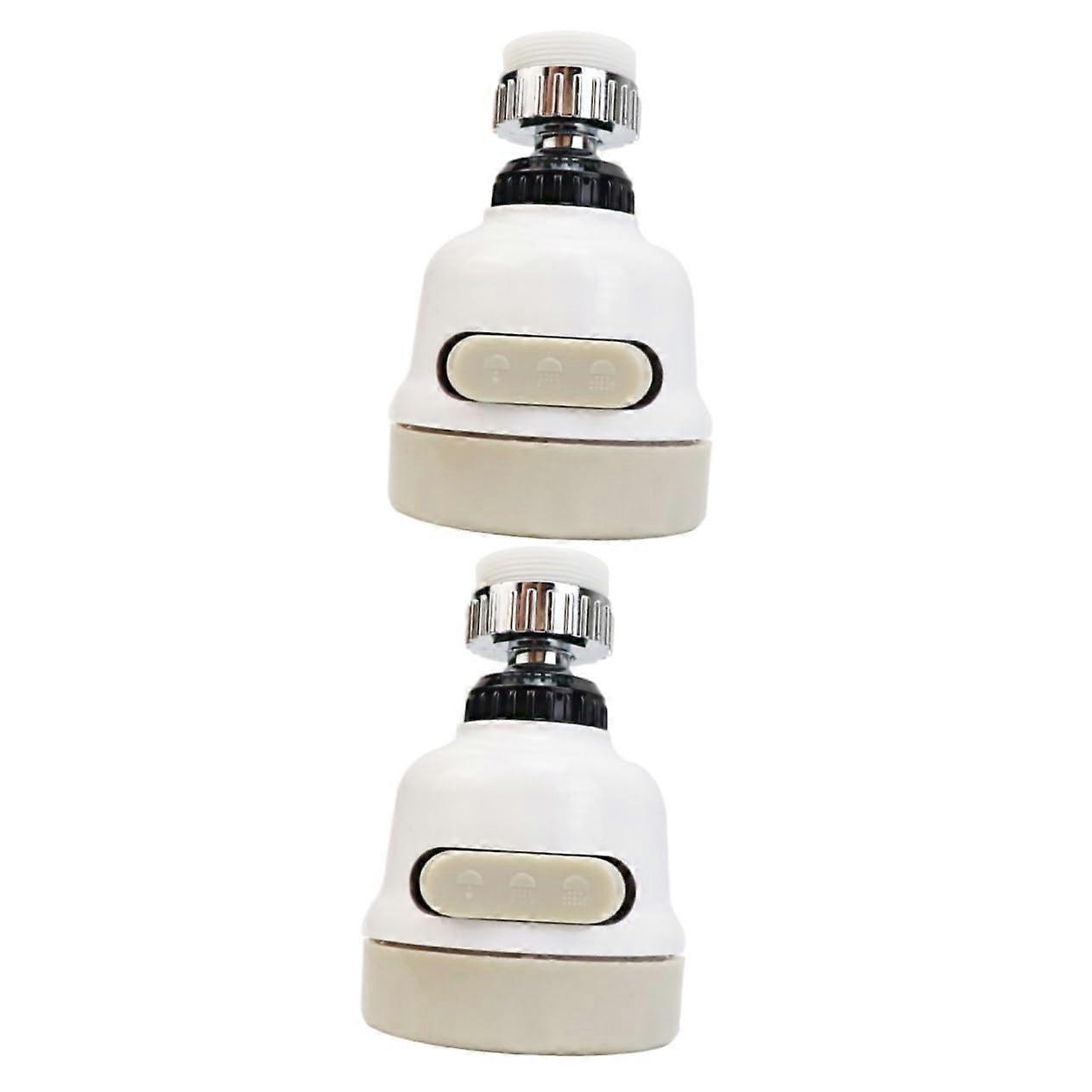 Booster Shower Filter Nozzle Pack of 2 with Universal Rise Setting and Splash-proof Tap for Kitchen Taps Atomiser