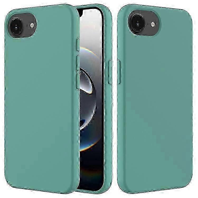 Compatible For Iphone 16e Case Drop Proof Liquid Silicone Soft Lining Back Phone Cover