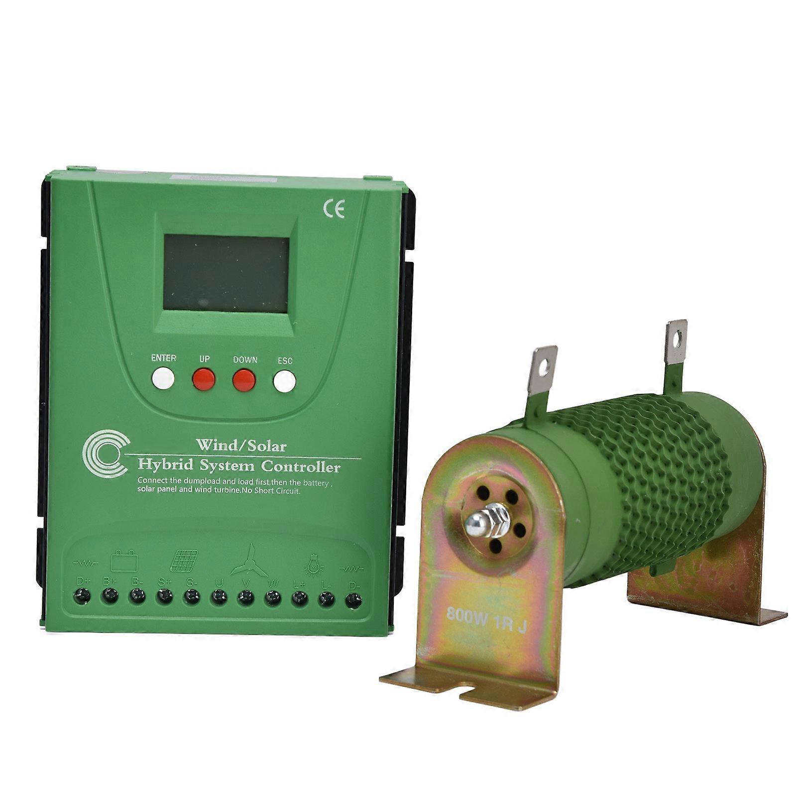 Wind Solar Hybrid System Controller MPPT Boost Charge Regulator for Lithium Battery 12V/24V