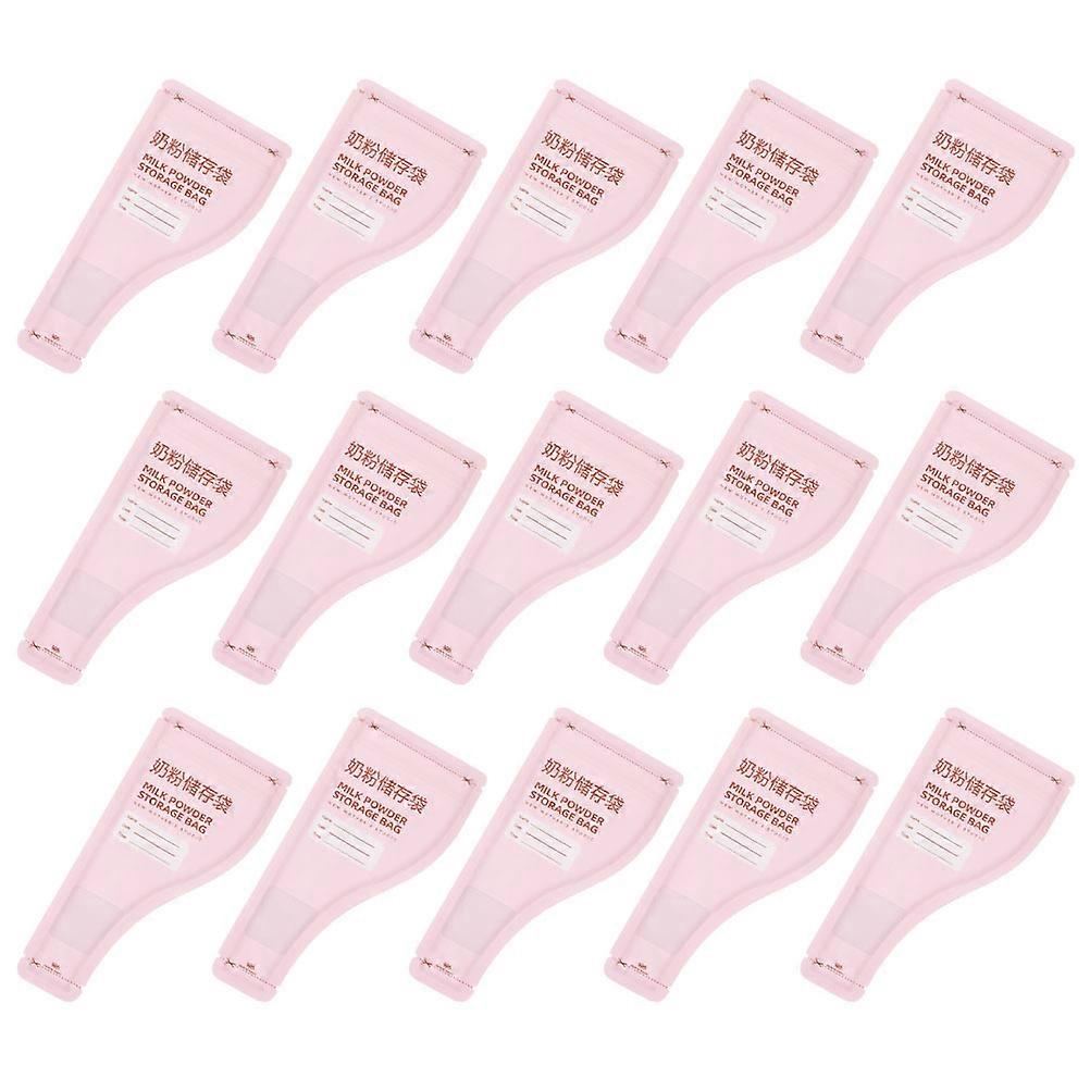 Breast Milk Storage Bags Disposable Organizer for Infant Products Pink 30 Pieces Compact Size