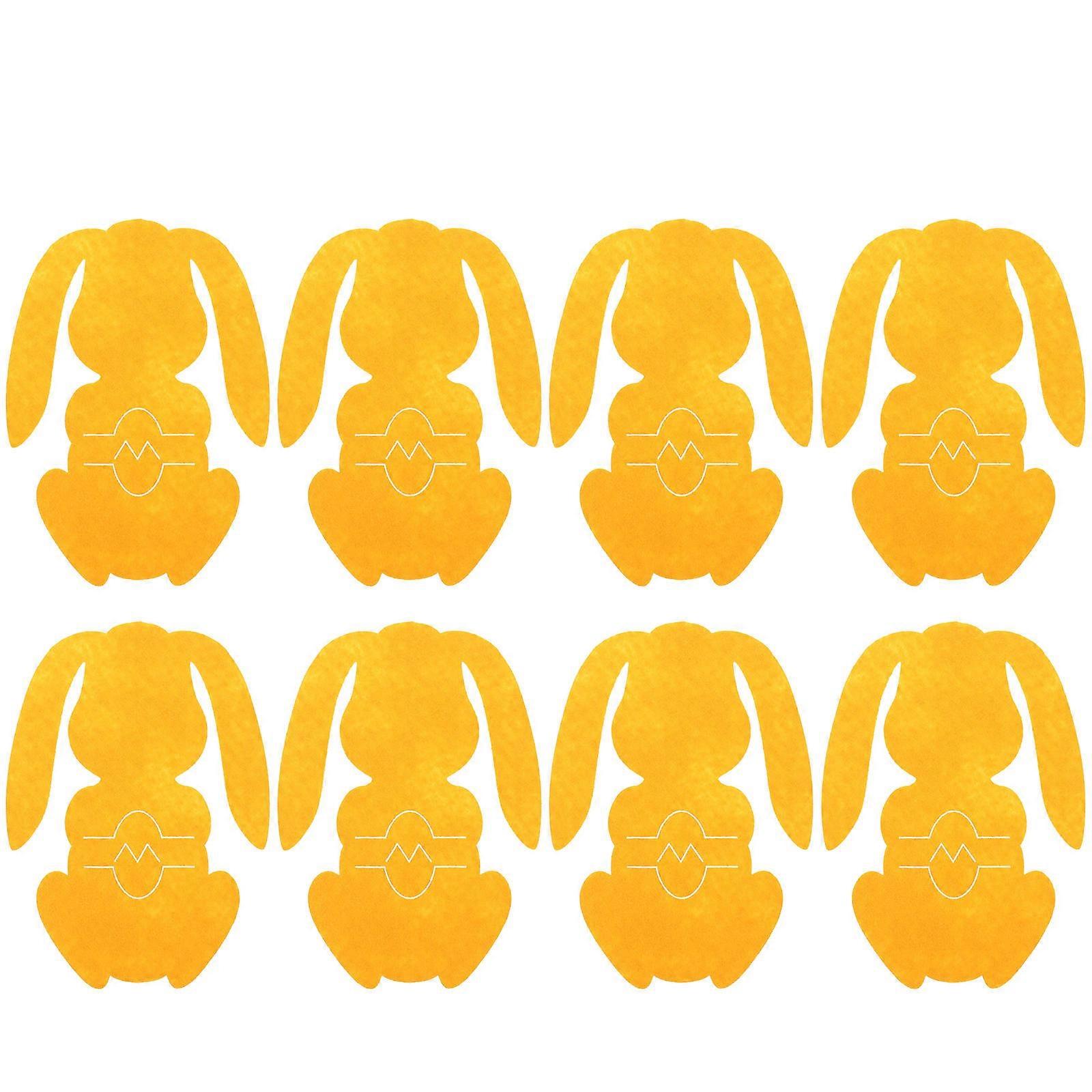 Cute Bunny Shaped Storage Covers For Tableware Organization During Parties And Festivals 15X11CM 8Pcs