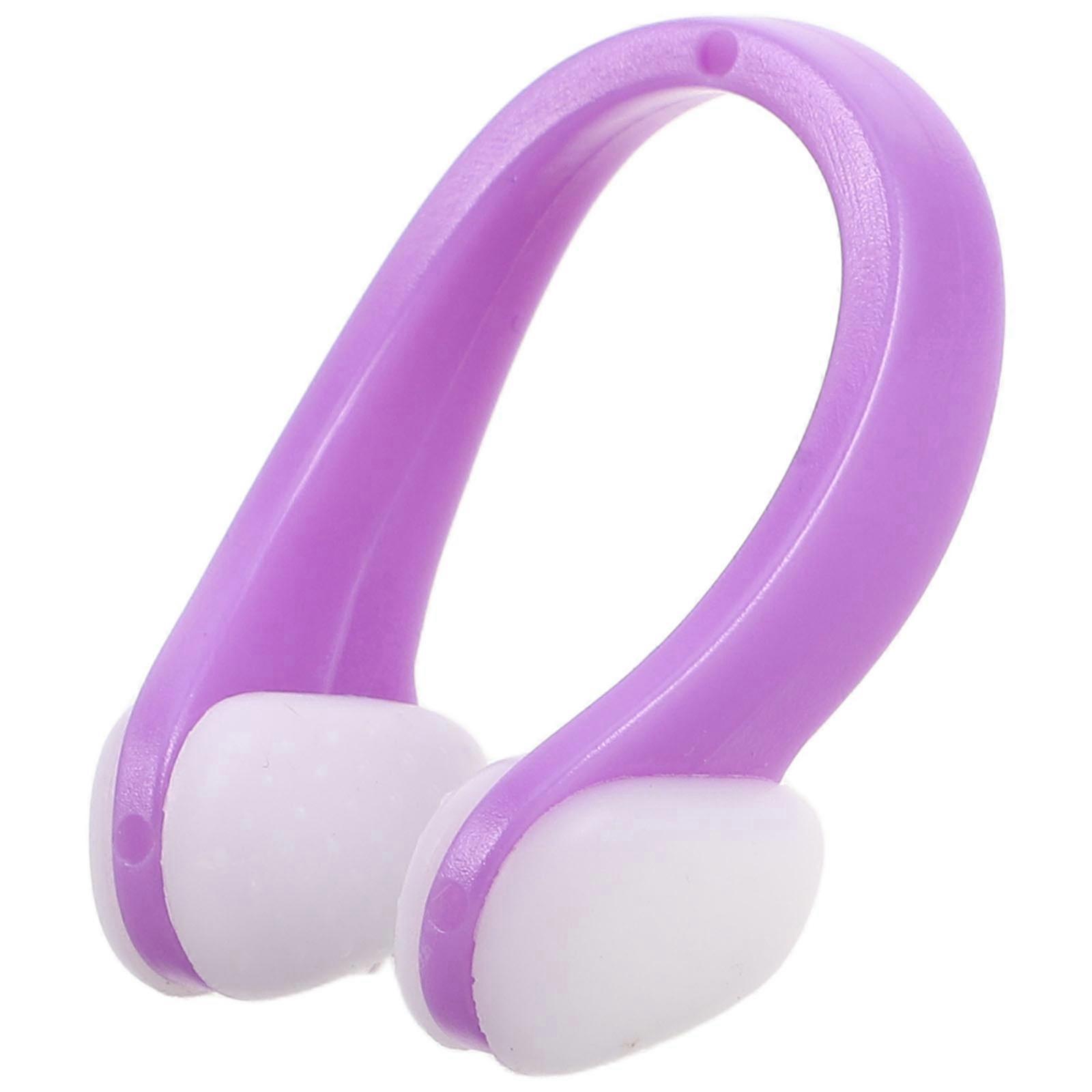 Purple Silicone Swim Nose Clip Waterproof AntiSlip Design Comfortable for Home Use Adults 1 Pack