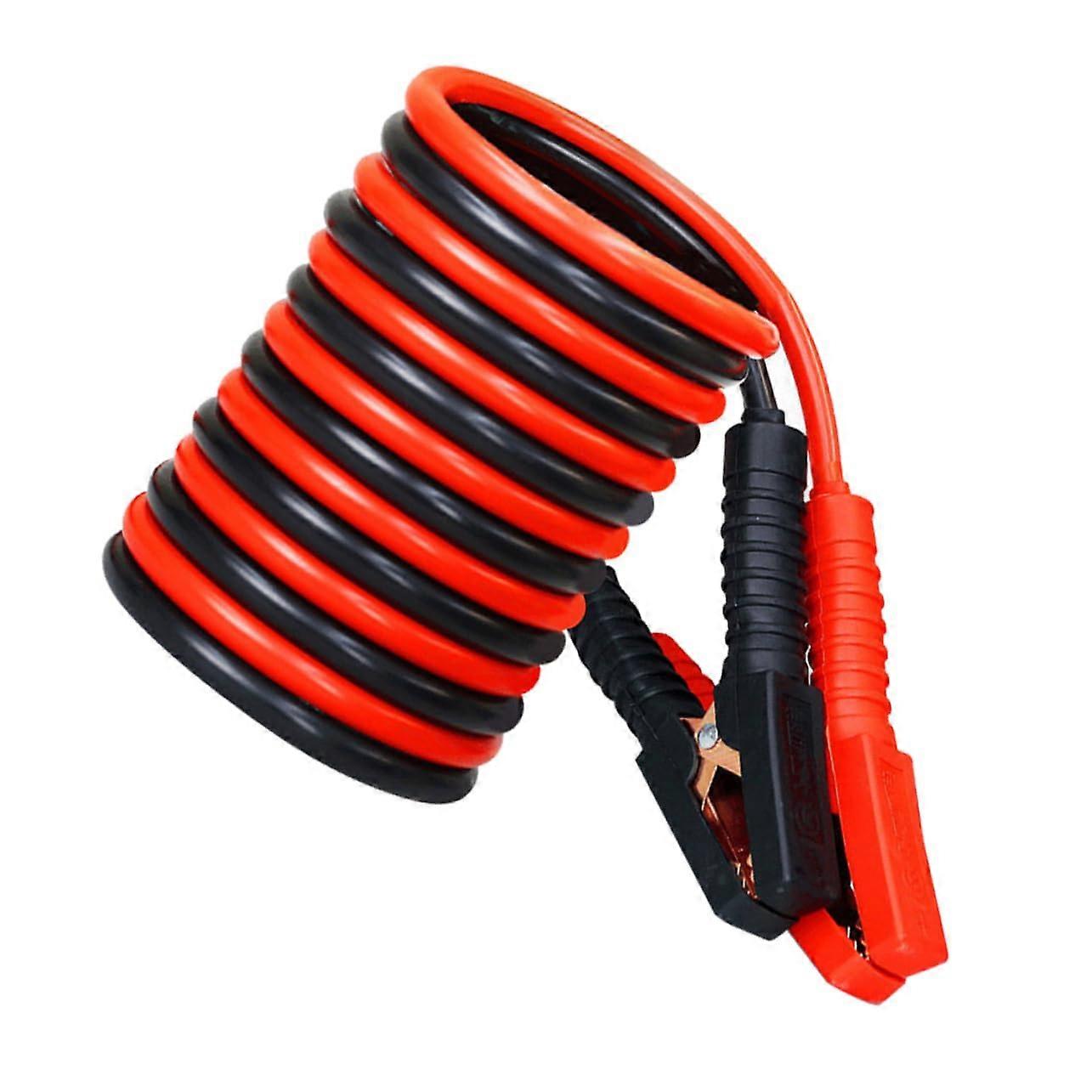 Car Battery Jumper Cables Heavy-Duty 25ft Emergency Start Cables with Pure Copper Terminals for All Vehicles