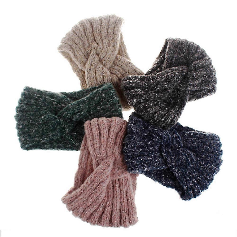 Warm Woolen Hair Bands, Stylish Knitted Accessories for Fall and Winter