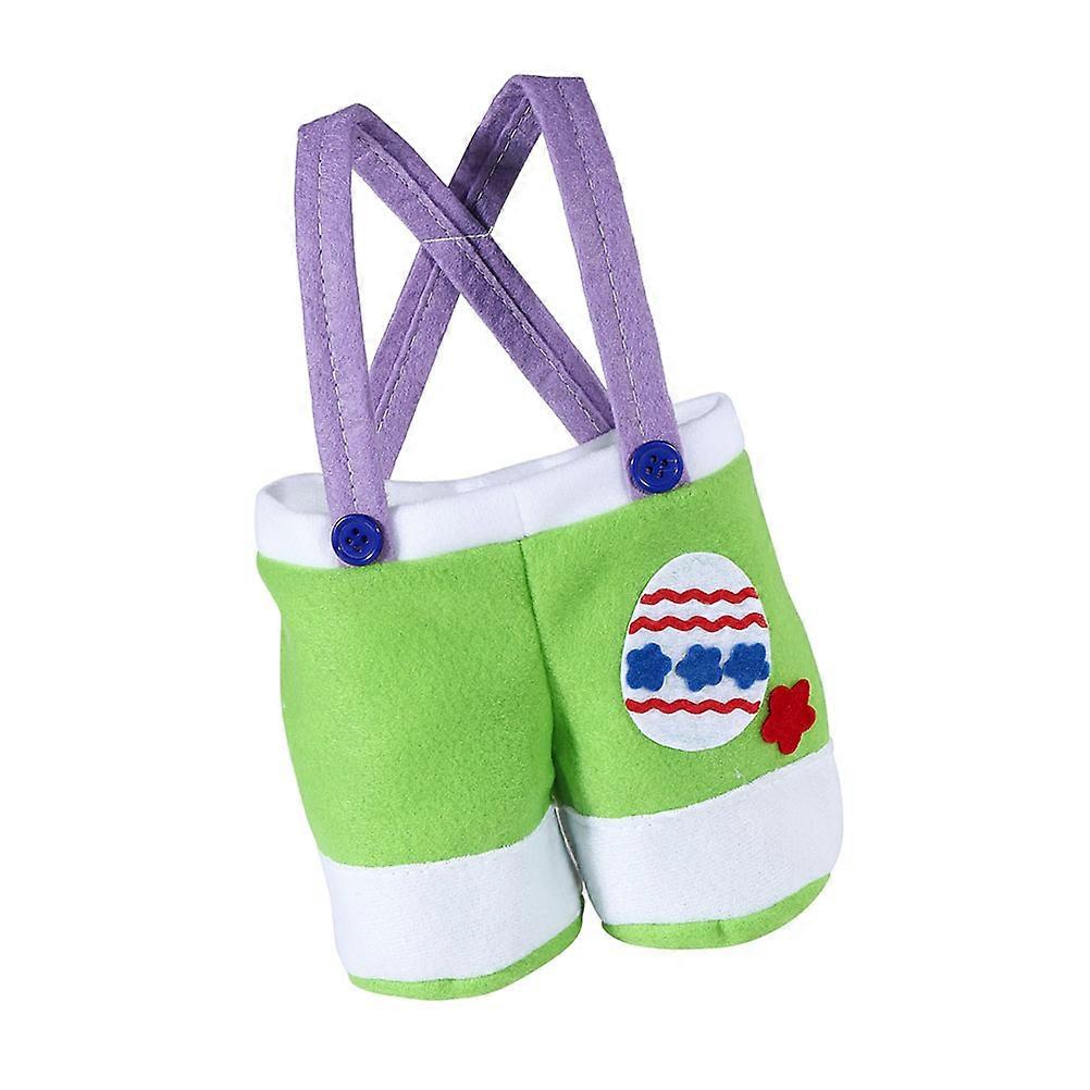 Easter Candy Bags Gift Bag Cartoon Suspender Trousers Shape Storage Pouch