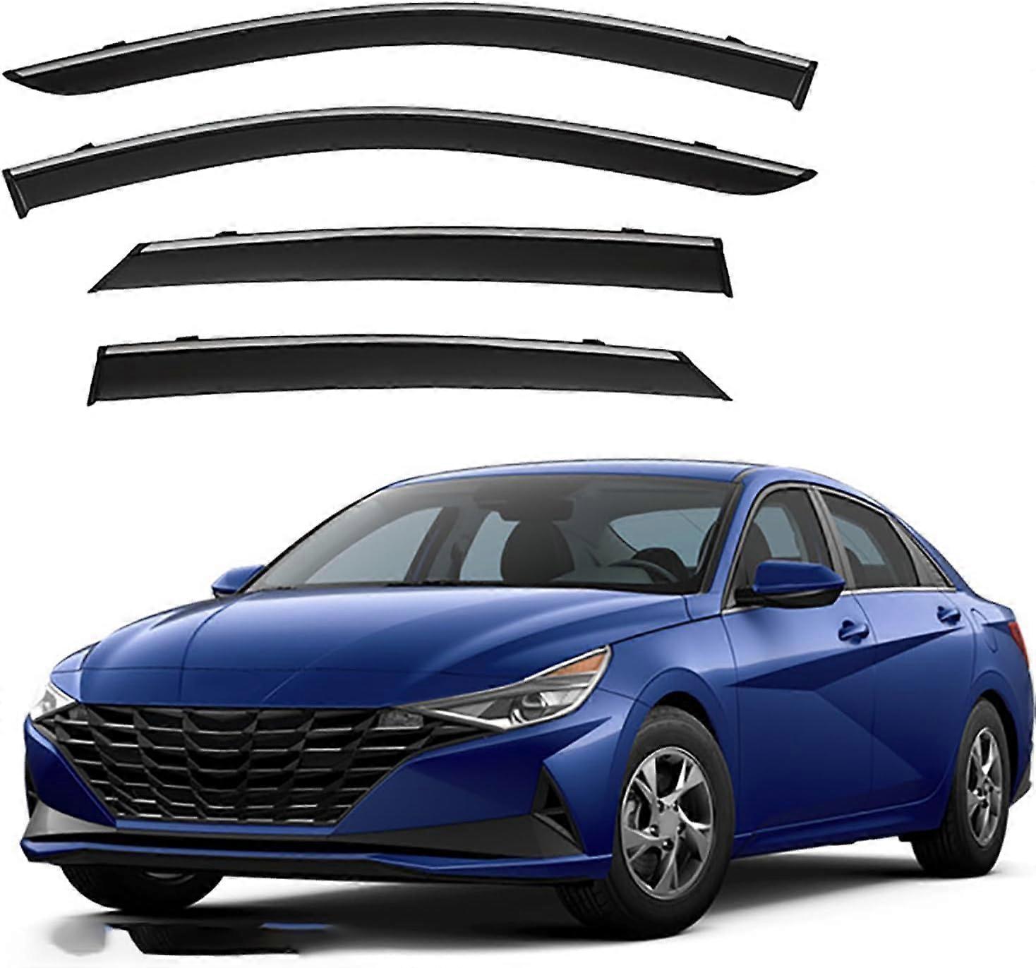 Wind deflector for Hyundai Elantra Avante Sedan CN7 , car window rain guard, side window deflectors sunshade rain protection smoke window visor.
