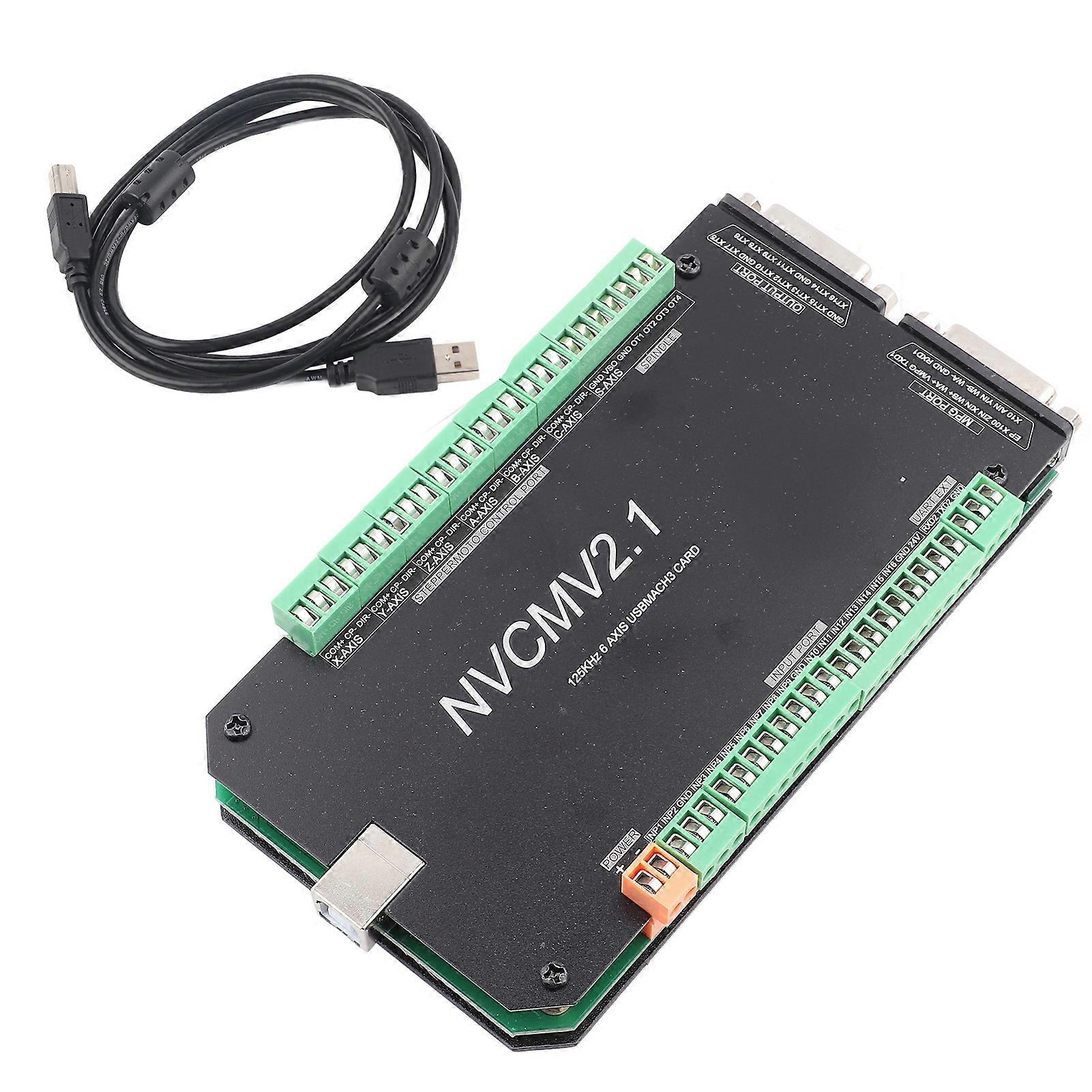 NVCM 6 Axis CNC Controller USB Interface Board Card for Stepper Motor