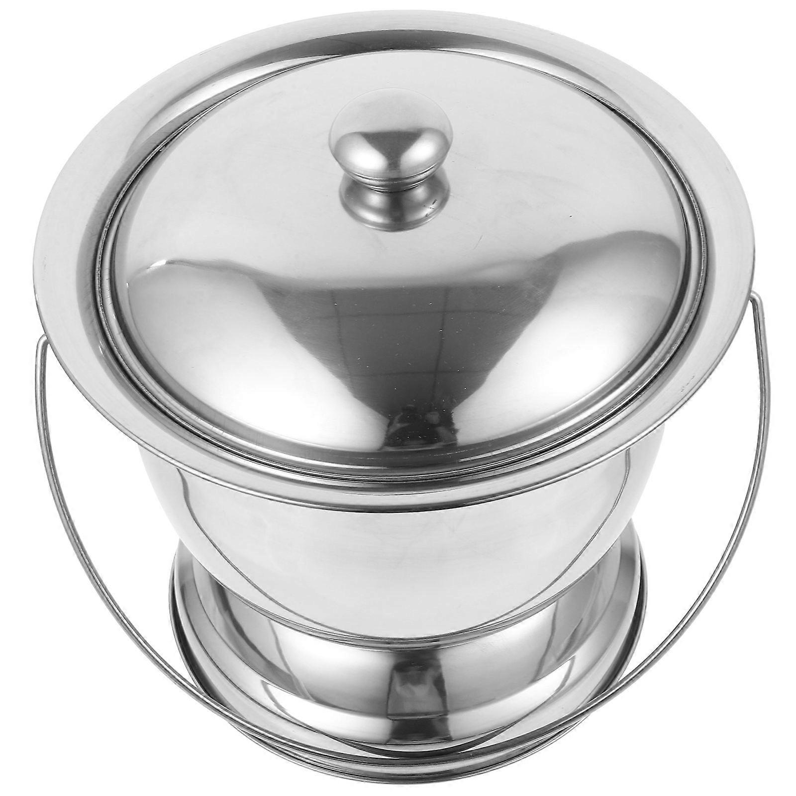 Unisex Lightweight Portable Urine Jug Chamber Pot for Home Camping Bedside Use Durable Easy to Clean Spitoon for Elderly and Disabled