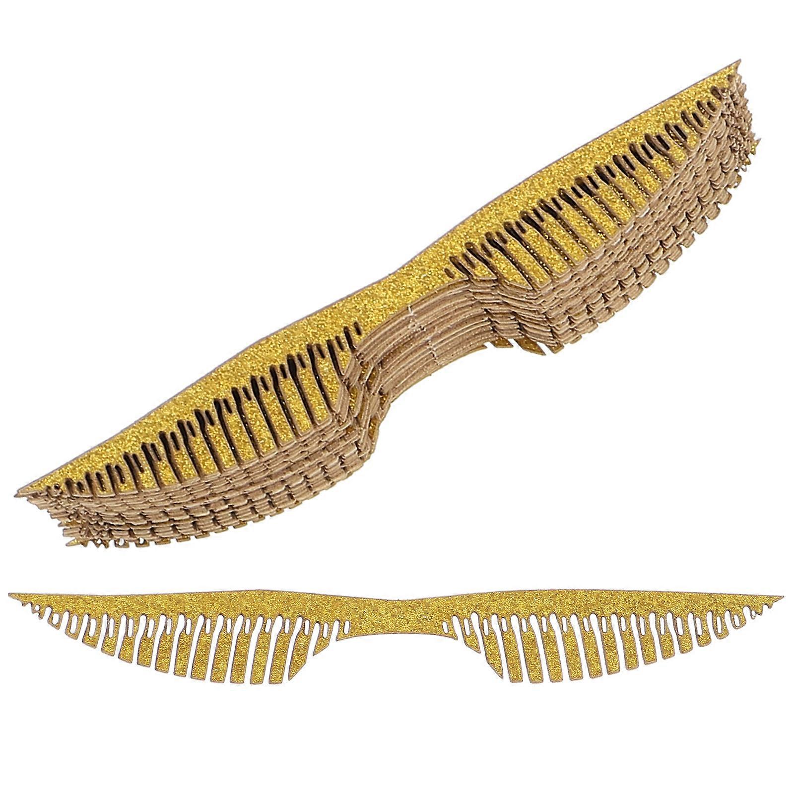 美しいデザートデコレーションでチョコレートを包むお祝いに最適なトッパー50個