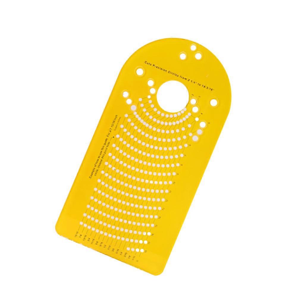 Milling Machine Yellow Fixture For Cup Router Workshop Using Circular Shape Designed For Accurate Cutting Tasks 1Set