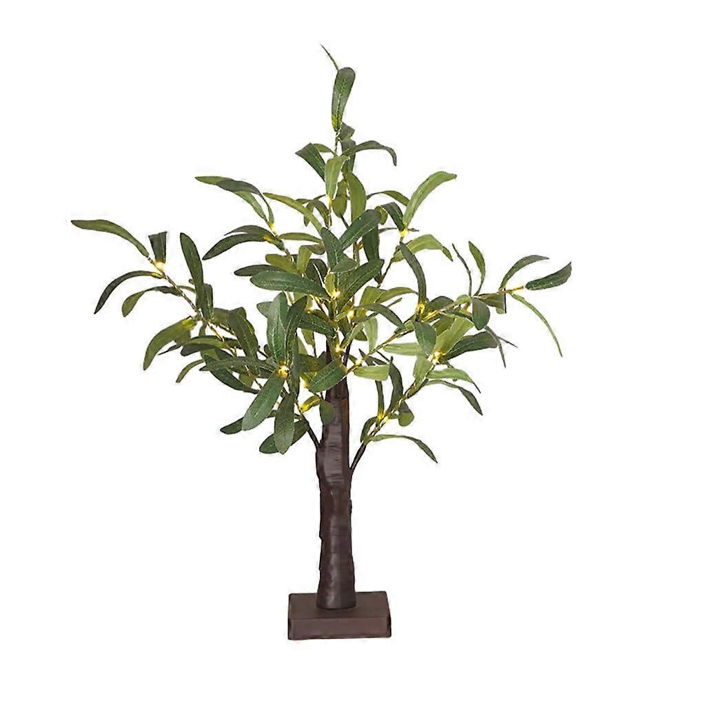 Stylish LED tree lamp, adjustable brightness, eyefriendly, elegant bonsai, warm white