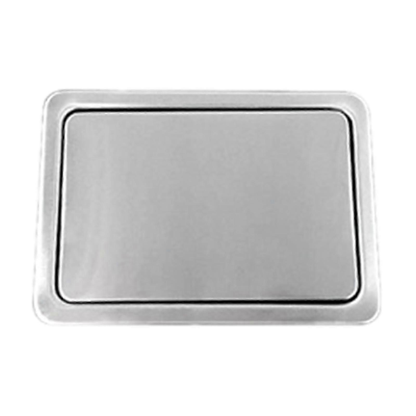 Edelstahl Balance Flip Built Flap Lid Mülleimerabdeckung für den Außenbereich