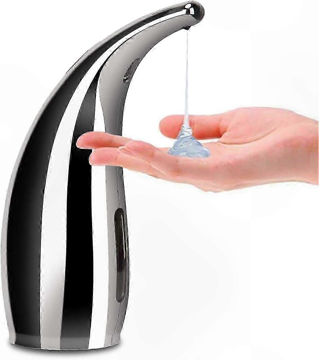 Touchless Infrared Soap Dispenser for Bathroom, 300ml Silver Hygiene Solution