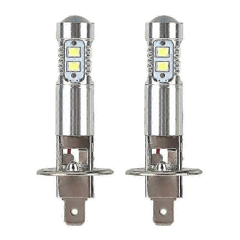 2er-Pack H1 LED Scheinwerferlampen 100W 6000K Nebelscheinwerfer für Auto Scheinwerfer Ersatz Edition 0816
