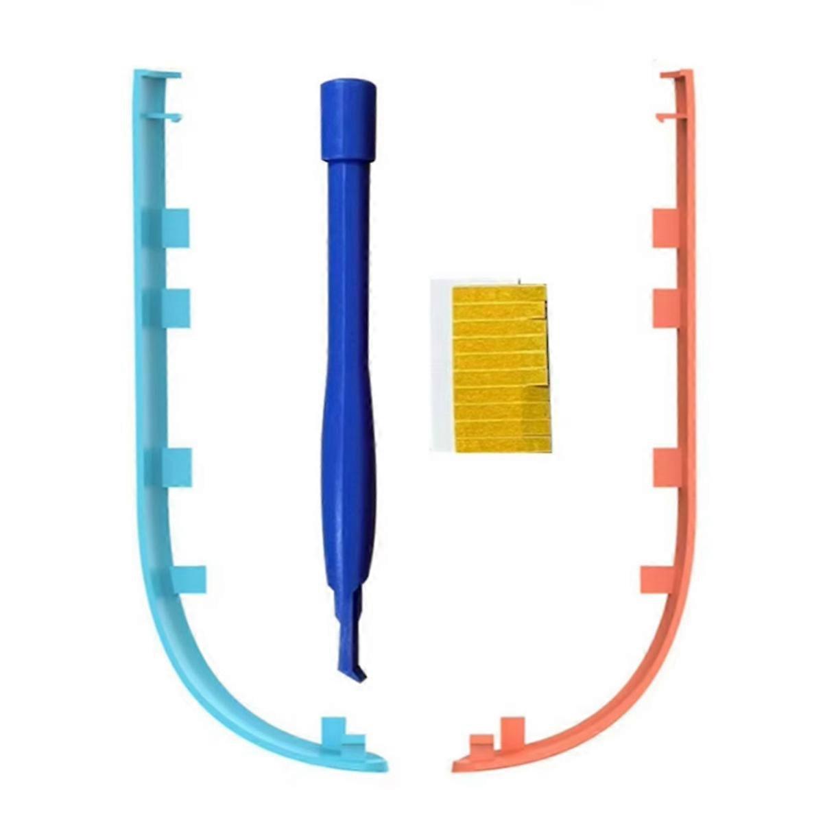 Decorative Strips for 2 Replaceable Side Plates for Left & Right Controllers Left Blue Right Red