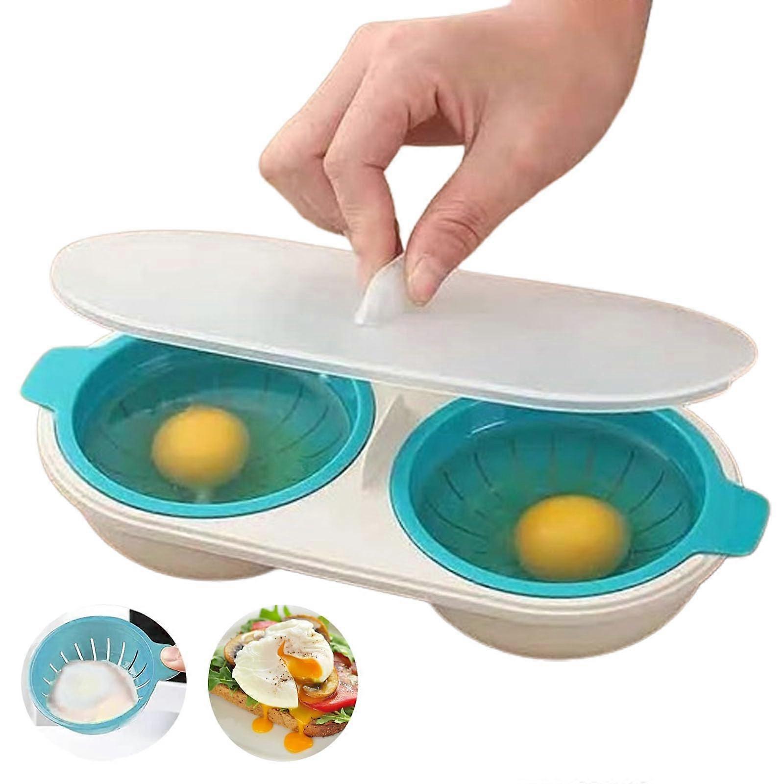 Microwave Egg Poachers,Upgraded Egg Poacher,Mold for Ovens Breakfast Cooking
