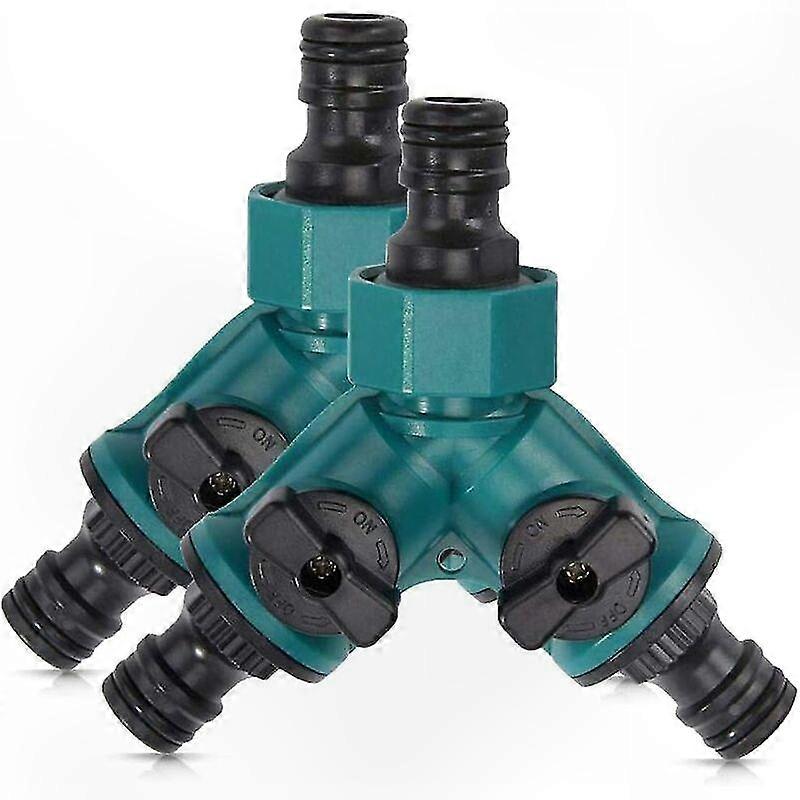 2 Way Garden Hose Splitter Splitter Adapter 2pcs