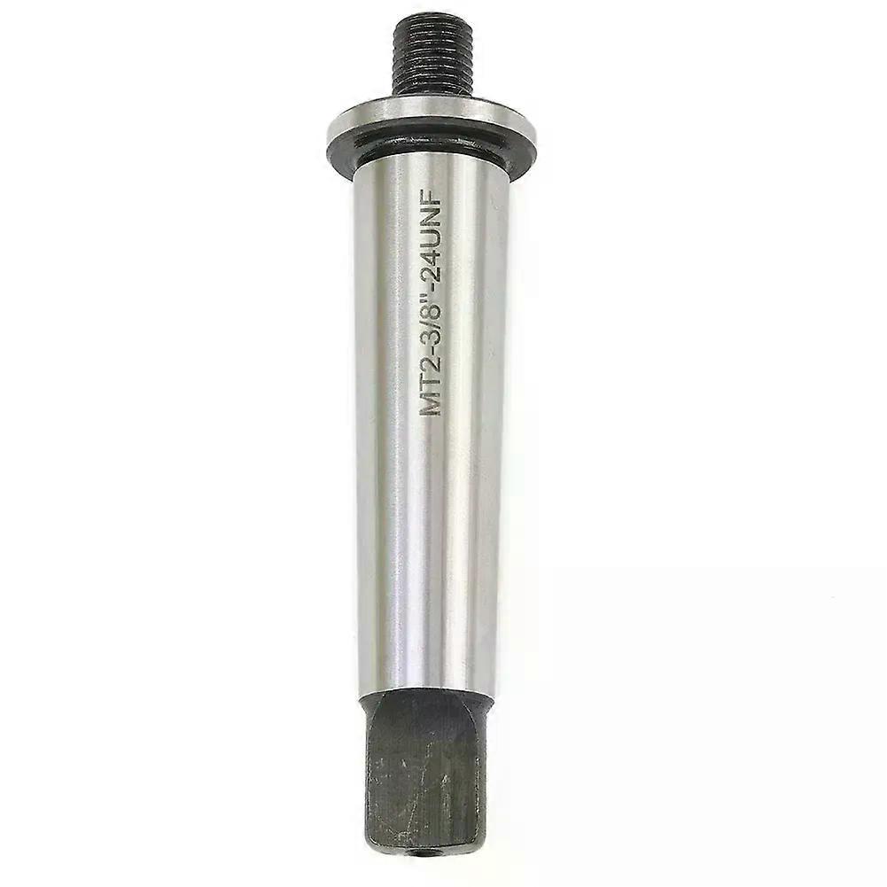 MT2 To 3/8 24 Threaded Drill Chuck Arbor Hardened Morse Taper Adapter Precision Ground Compatible With Threaded Drill Chucks