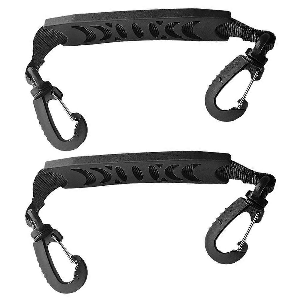Roller Skates Holder Strap for Skating Boots Use Plastic Nylon Material Convenient to Carry Foldable Design 2Pcs