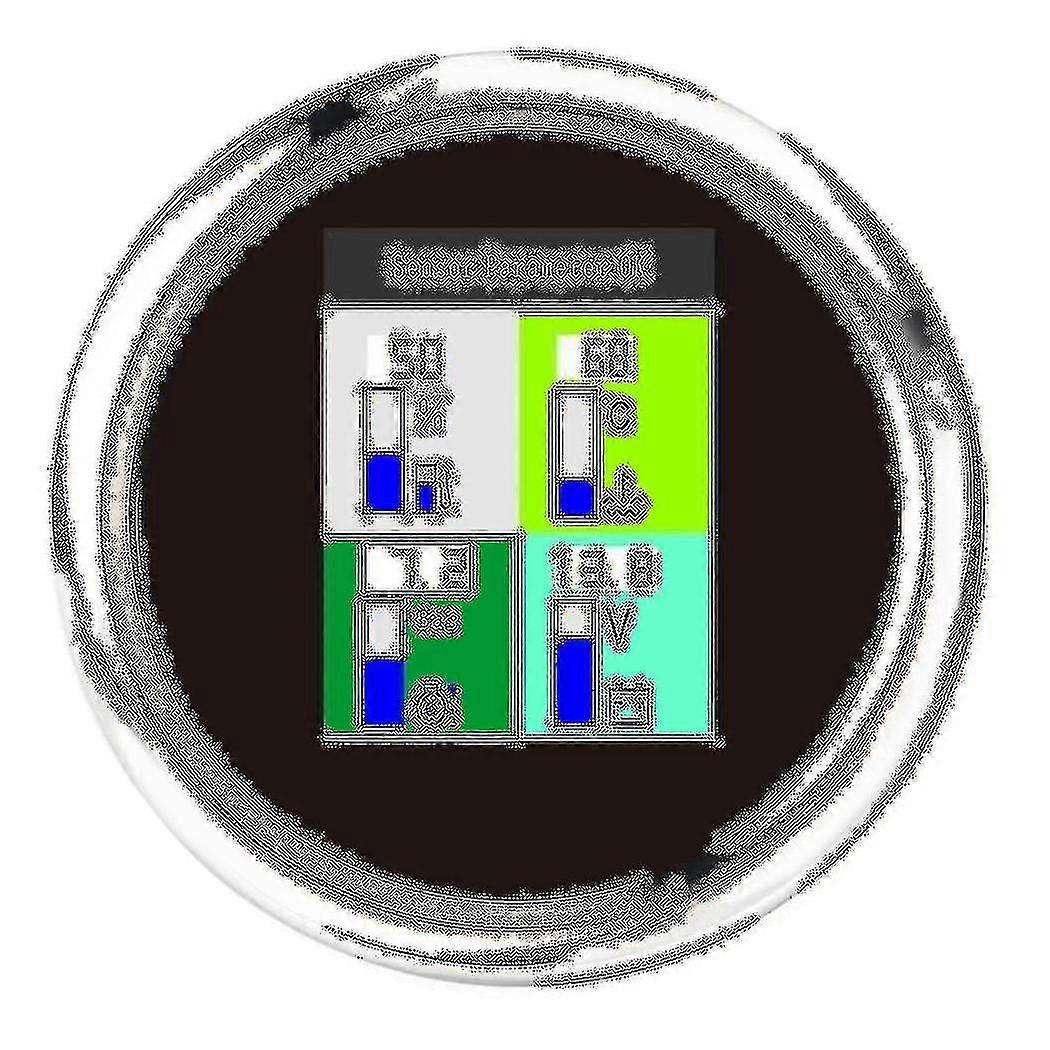 Universal 85mm 4-in-1 Multi-functional Digital Meter Water Temp Black