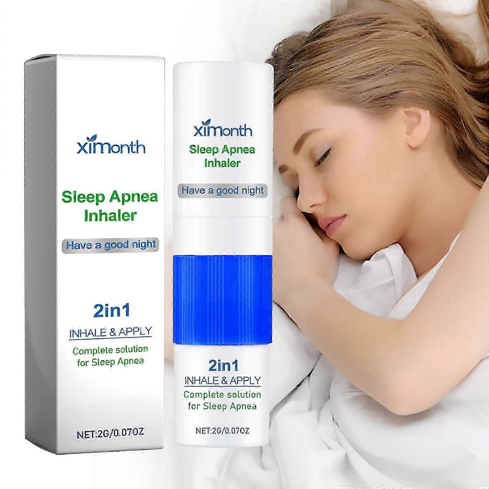 Sleep Apnea Inhaler, Reduce Airway Obstruction & Improve Breathing, Snoring Solution Help Open Throat & Air Passage